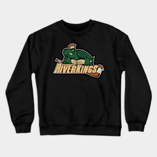 Defunct Mississippi Riverkings Hockey Team Crewneck Sweatshirt